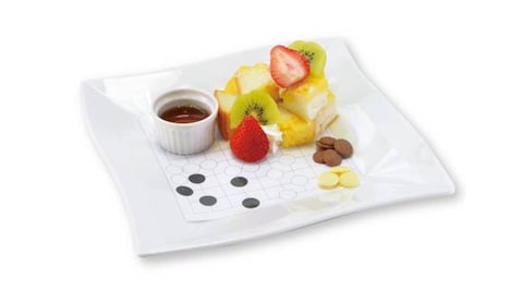 「囲碁部員大募集 筒井さんの詰碁クイズプレート」