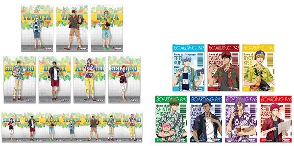 フード、デザートメニューのノベルティ第1弾および第2弾。