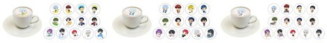 「プレミアムペアシート」利用者に提供されるラテアートのデザイン一覧。