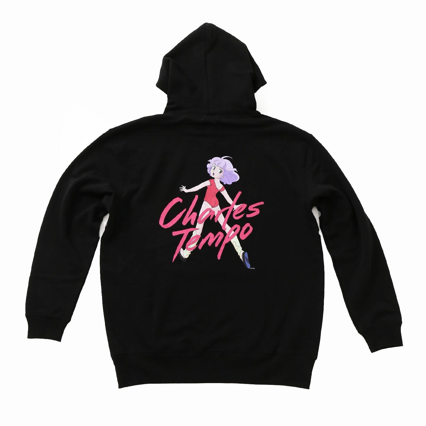 「クリィミーマミ×CharlesTempo Hoodie vol.1」ブラック(c)ぴえろ