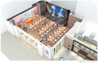 成田アニメデッキの施設イメージ。