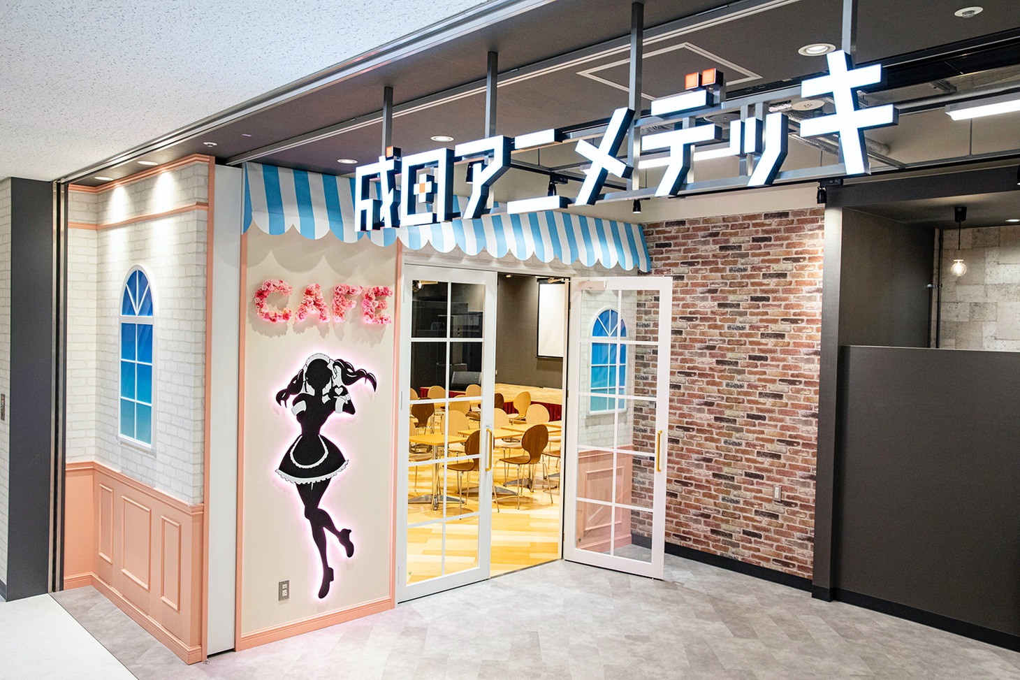 成田アニメデッキの施設イメージ。