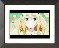 「TVアニメ放送記念『戦×恋（ヴァルラヴ）』展」で展示されるアニメの場面写真。