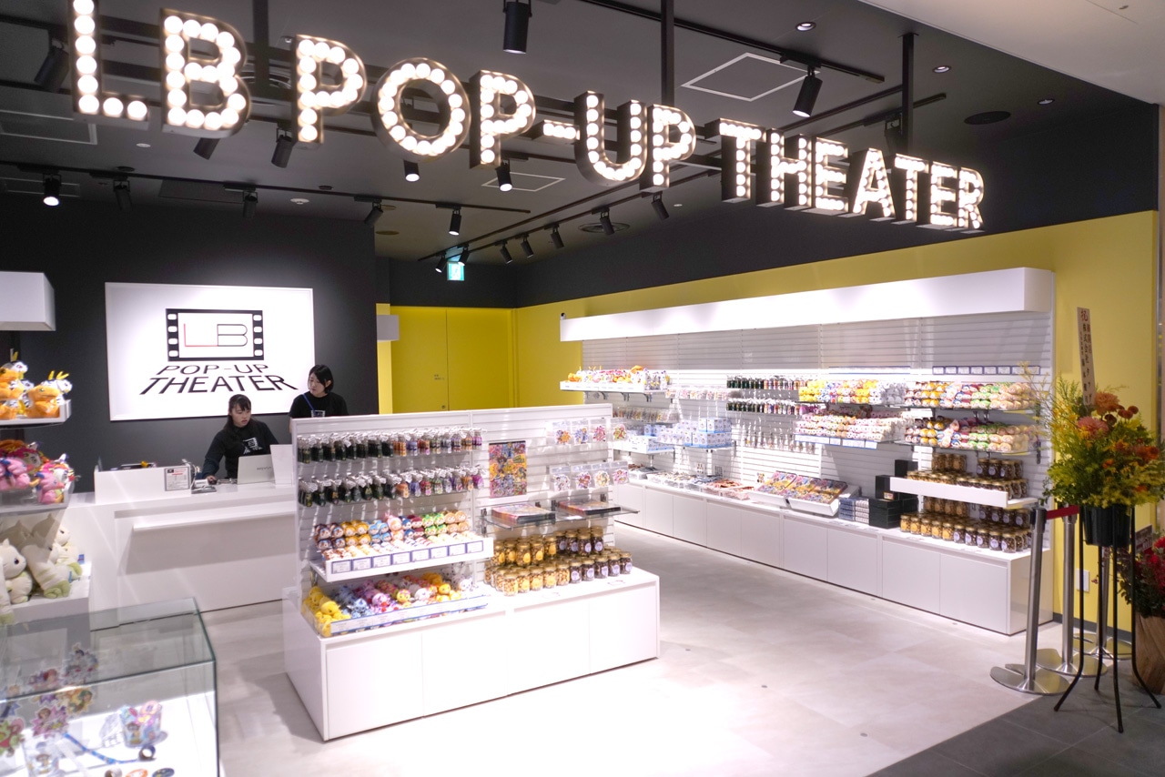 LB POP-UP THEATERの店頭。