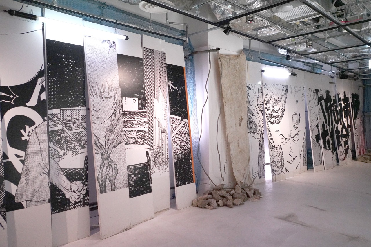 「AKIRA ART OF WALL Katsuhiro Otomo × Kosuke Kawamura AKIRA ART EXHIBITION」より。
