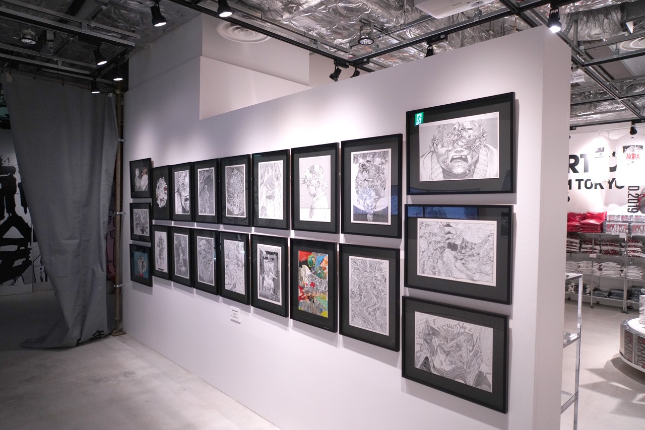 「AKIRA ART OF WALL Katsuhiro Otomo × Kosuke Kawamura AKIRA ART EXHIBITION」より。