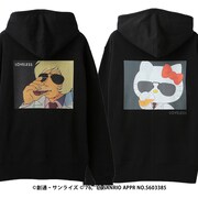 「ガンダムvsハローキティ」プロジェクトとLOVELESSのコラボパーカー。