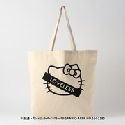 「ガンダムvsハローキティ」プロジェクトとLOVELESSのコラボトートバッグ。