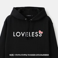 「ガンダムvsハローキティ」プロジェクトとLOVELESSのコラボパーカー。