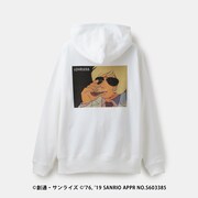 「ガンダムvsハローキティ」プロジェクトとLOVELESSのコラボパーカー。