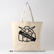 「ガンダムvsハローキティ」プロジェクトとLOVELESSのコラボトートバッグ。