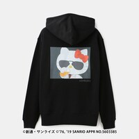 「ガンダムvsハローキティ」プロジェクトとLOVELESSのコラボパーカー。