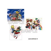 「プレゼント抽選くじ引き」1等の「特製キャンパスパネル」。