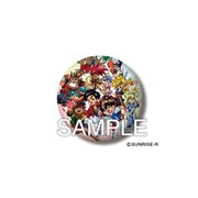 「プレゼント抽選くじ引き」3等の「キャラ缶バッジ」。