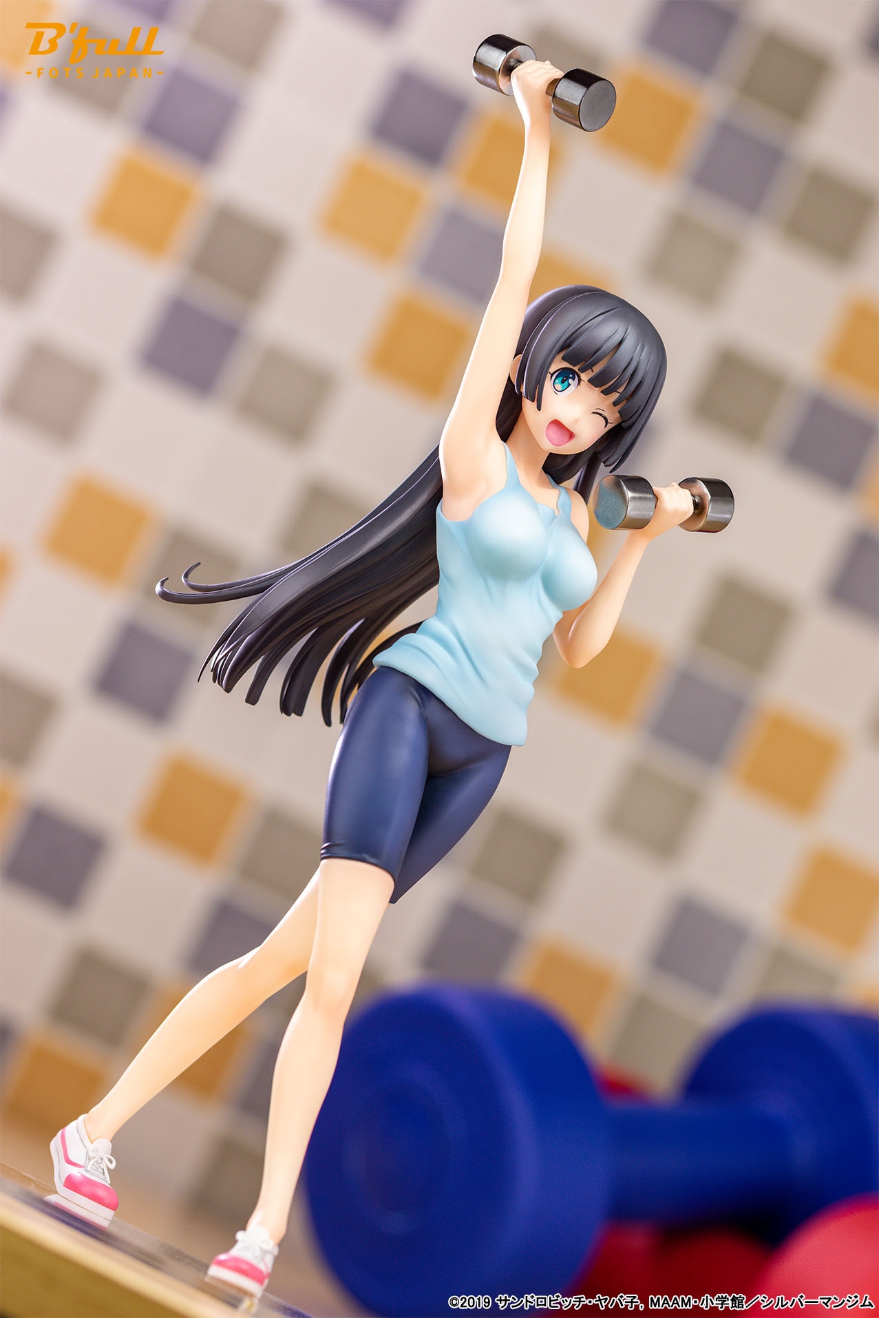 「ダンベル何キロ持てる？『奏流院朱美』1/7スケール 塗装済み完成品」