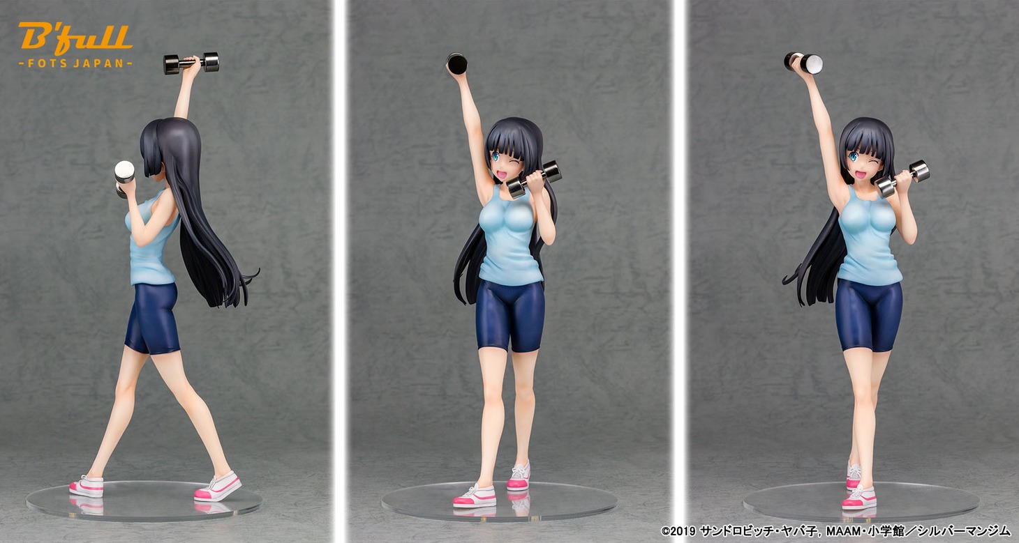 「ダンベル何キロ持てる？『奏流院朱美』1/7スケール 塗装済み完成品」