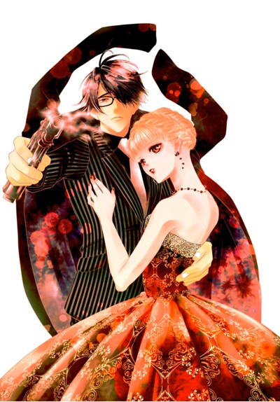 「恋と弾丸」の着せ替えカバーの候補となるイラスト。