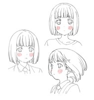 主人公・小熊の設定画。