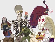 怪異たちのビジュアル。