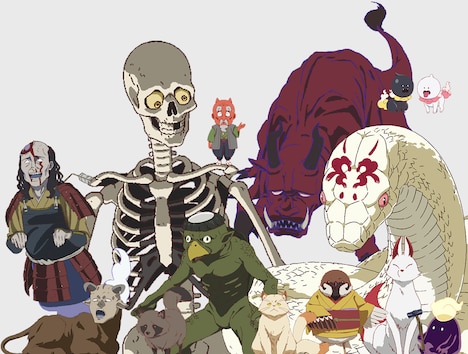 怪異たちのビジュアル。