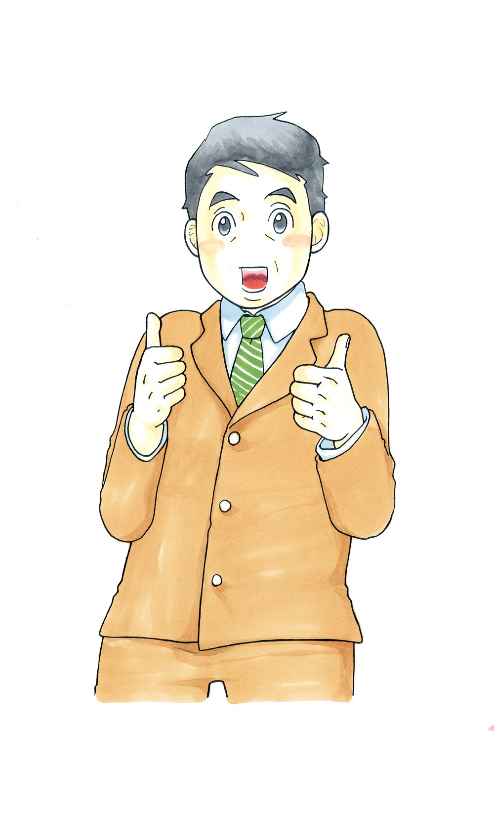 健一1号のイラスト。(c)東村アキコ/講談社