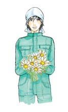 健一2号のイラスト。(c)東村アキコ/講談社