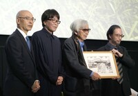 先行上映会の様子。