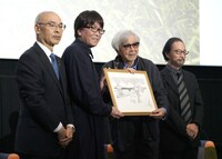 先行上映会の様子。