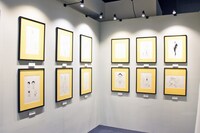 「シャーマンキング展」の様子。