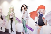 「シャーマンキング展」の様子。