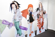 「シャーマンキング展」の様子。