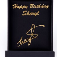 「シェリル・ノーム バースディ ブレスレット」専用ボックス