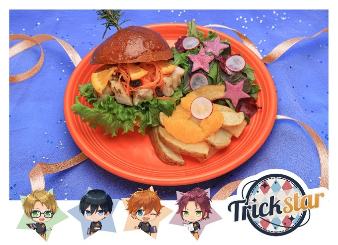 「【Trickstar】綺羅星★オレンジチキンバーガー」