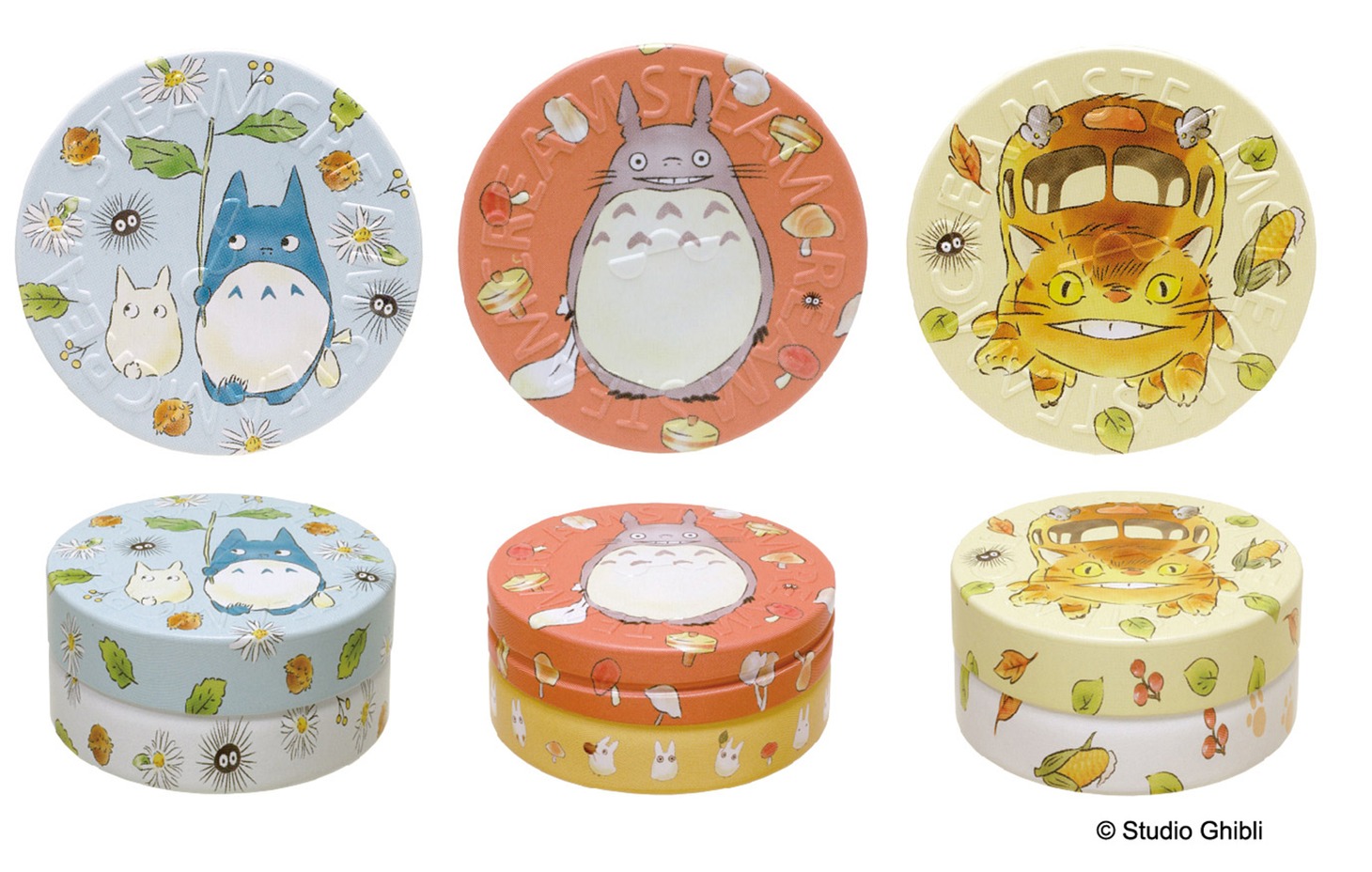 「となりのトトロ Milky Box」缶のデザイン。