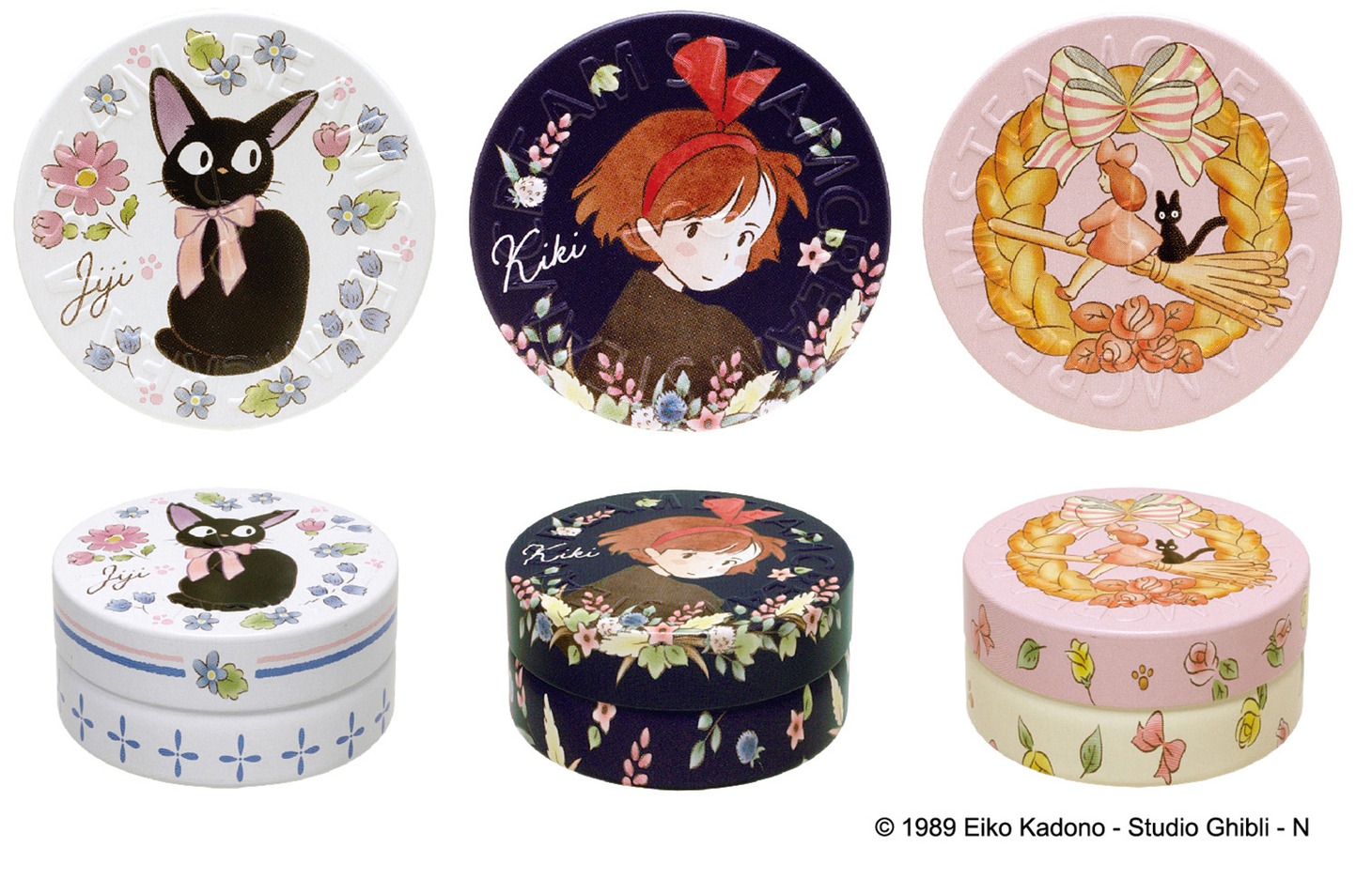 「魔女の宅急便 Milky Box」缶のデザイン。