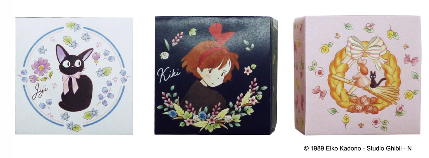 「魔女の宅急便 Milky Box」パッケージのデザイン。