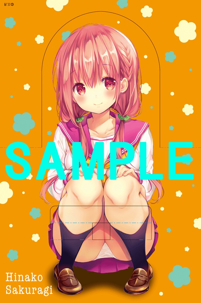 三月「ひなこのーと」描き下ろしスマホスタンド