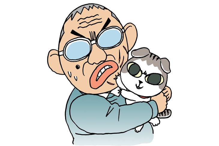 「お猫見2 ガルがきた」カット