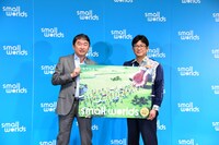 SMALL WORLDS TOKYO発表会にて。左から福田太一氏、近藤正拡氏。