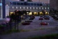 「スペースセンターエリア」展示物の様子。