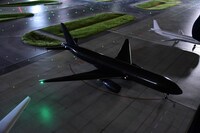 「関西国際空港エリア」展示物の様子。