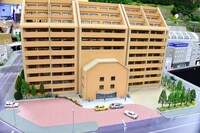 「エヴァンゲリオン 第3新東京市エリア」展示物の様子。