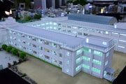 「エヴァンゲリオン 第3新東京市エリア」展示物の様子。