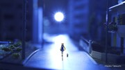 「美少女戦士セーラームーンエリア」のイメージ。うさぎとルナのフィギュアの後ろ姿も映されている。