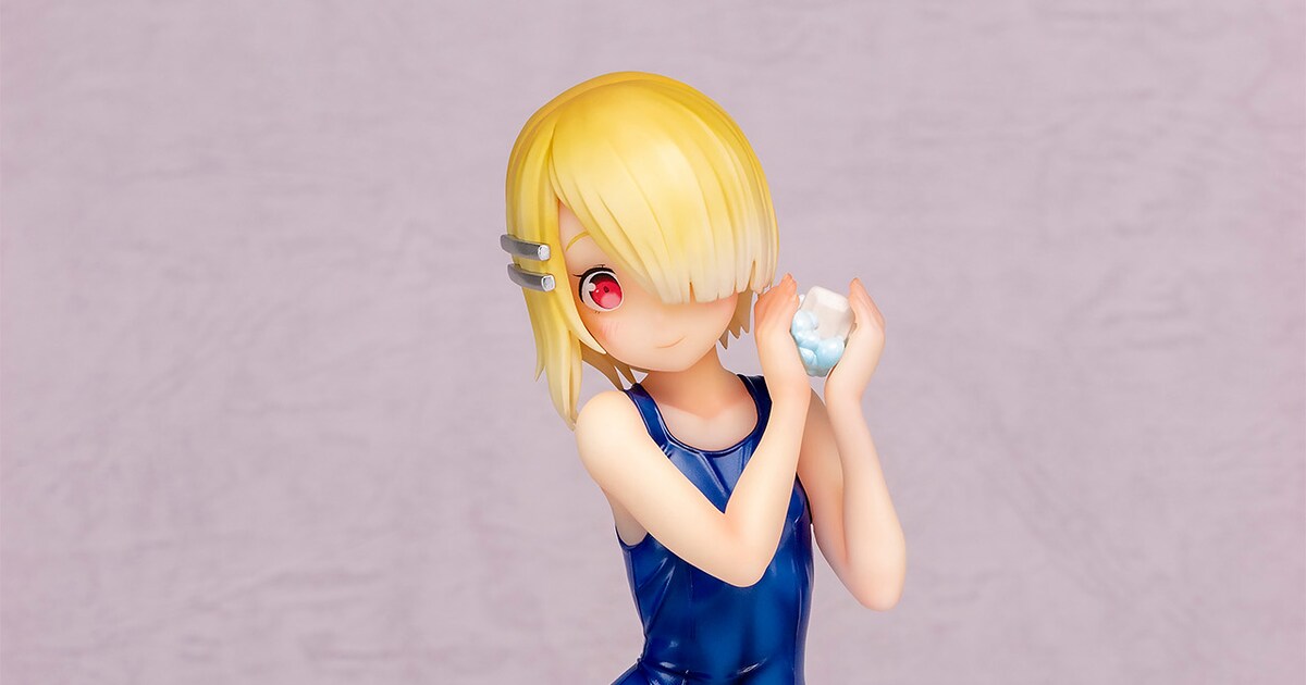 魔王様、リトライ！」スクール水着姿で微笑むアクのフィギュア、手には 