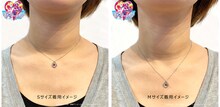 「美少女戦士セーラームーン ダーク・キングダムイメージネックレス」使用イメージ。