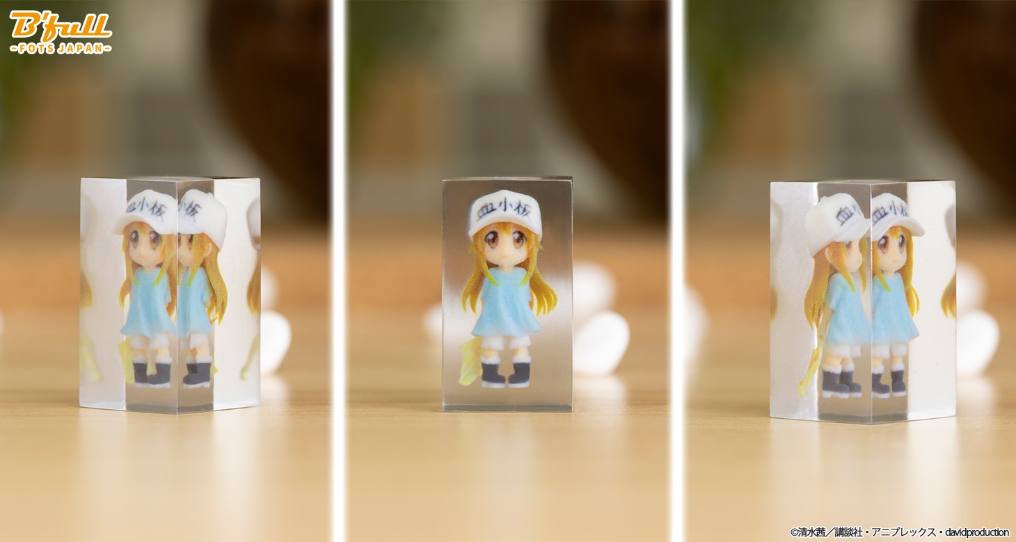 「はたらく細胞『血小板』フルカラー3Dクリスタルフィギュア」