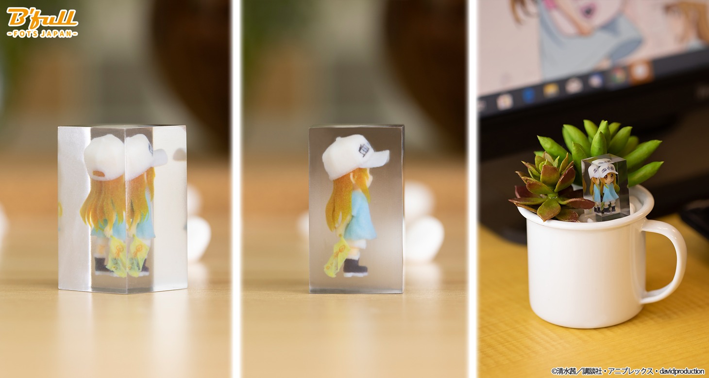 「はたらく細胞『血小板』フルカラー3Dクリスタルフィギュア」