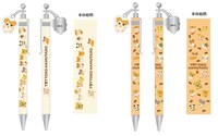 左から「とっとこハム太郎 みんなで土掘り ボールペン（おでかけ）」「とっとこハム太郎 みんなで土掘り ボールペン（総柄）」