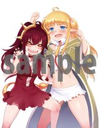 MだSたろう描き下ろしアクリルスマホスタンドのイラスト。